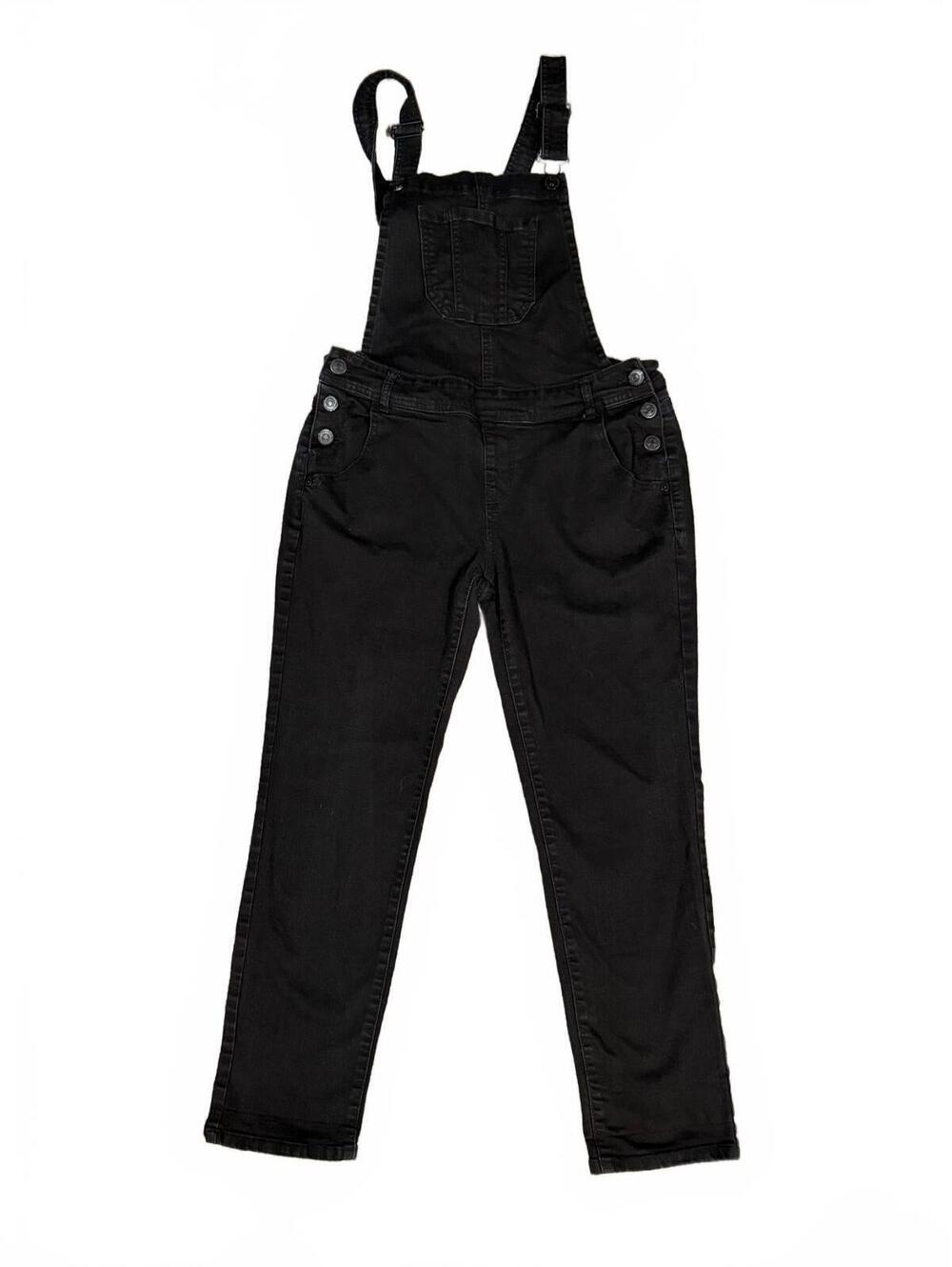 WallFlower Dark Wash Denim Coveralls Size Large